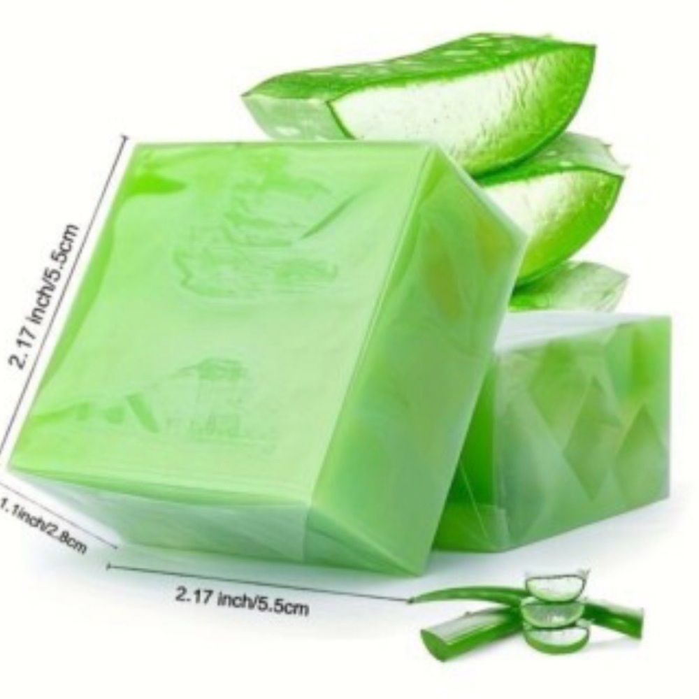 Handmade Green Aloe Soap Bar